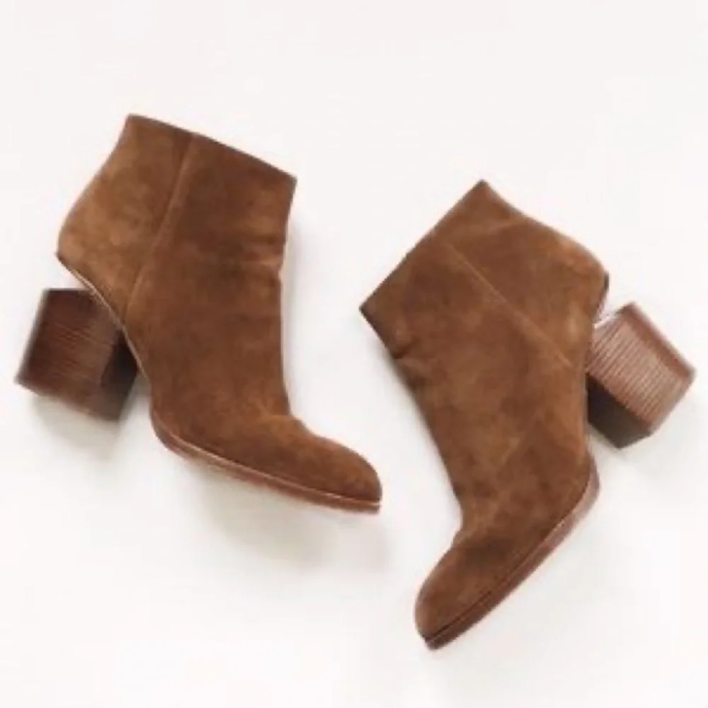 𝅺Alexander Wang Gabi Suede Tilt-Heel Bootie